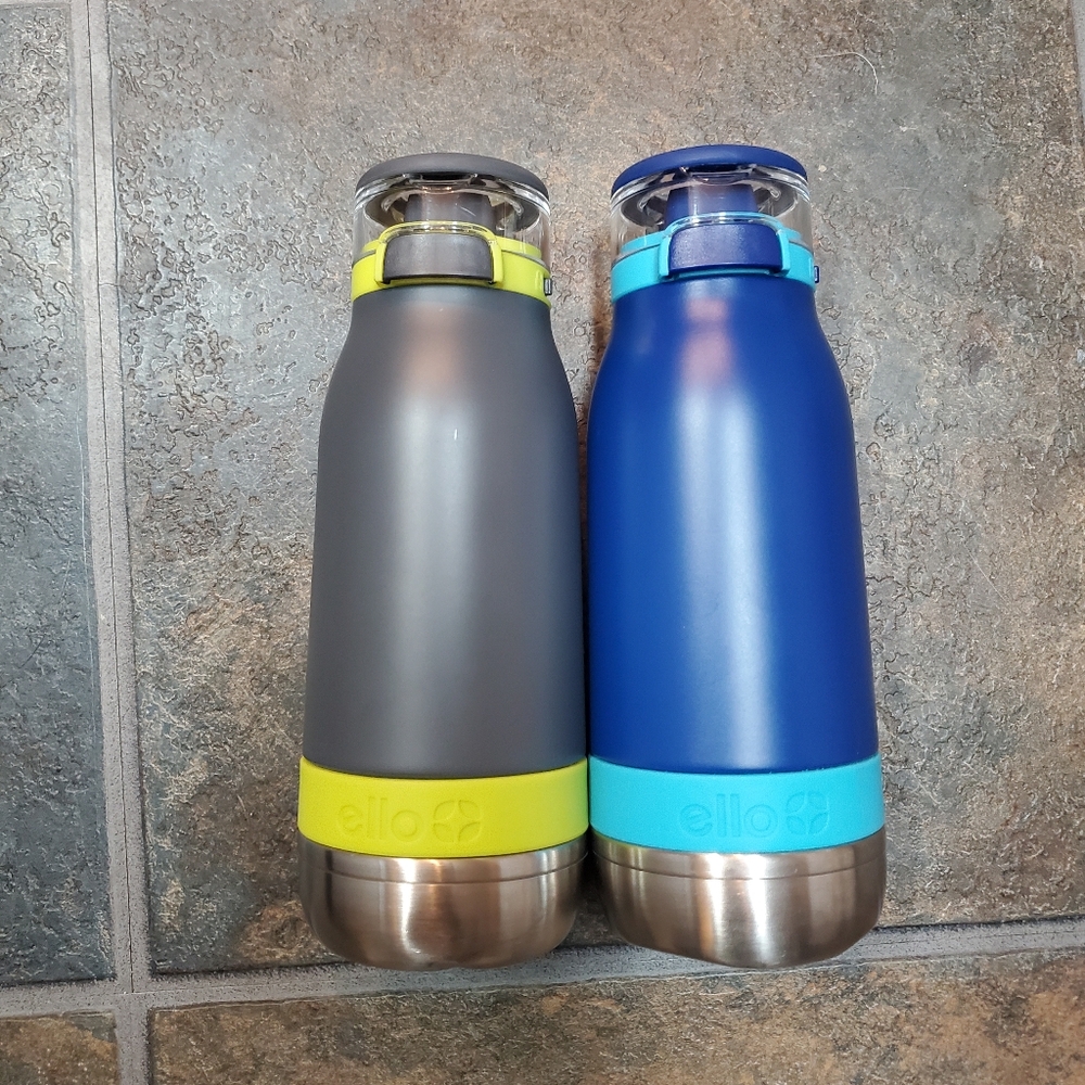 Ello 14oz stainless steel water bottles